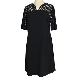 LELA ROSE Black Shift Dress